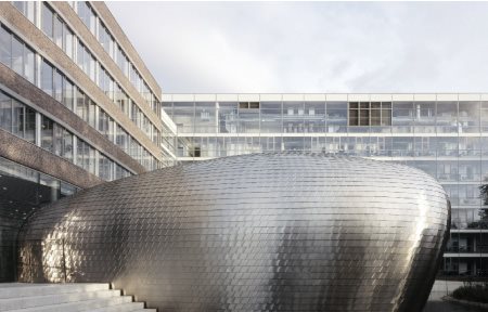 Le centre de recherche et développement Beiersdorf situé à Hambourg.