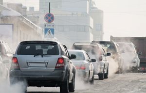 Voitures dans les bouchons.